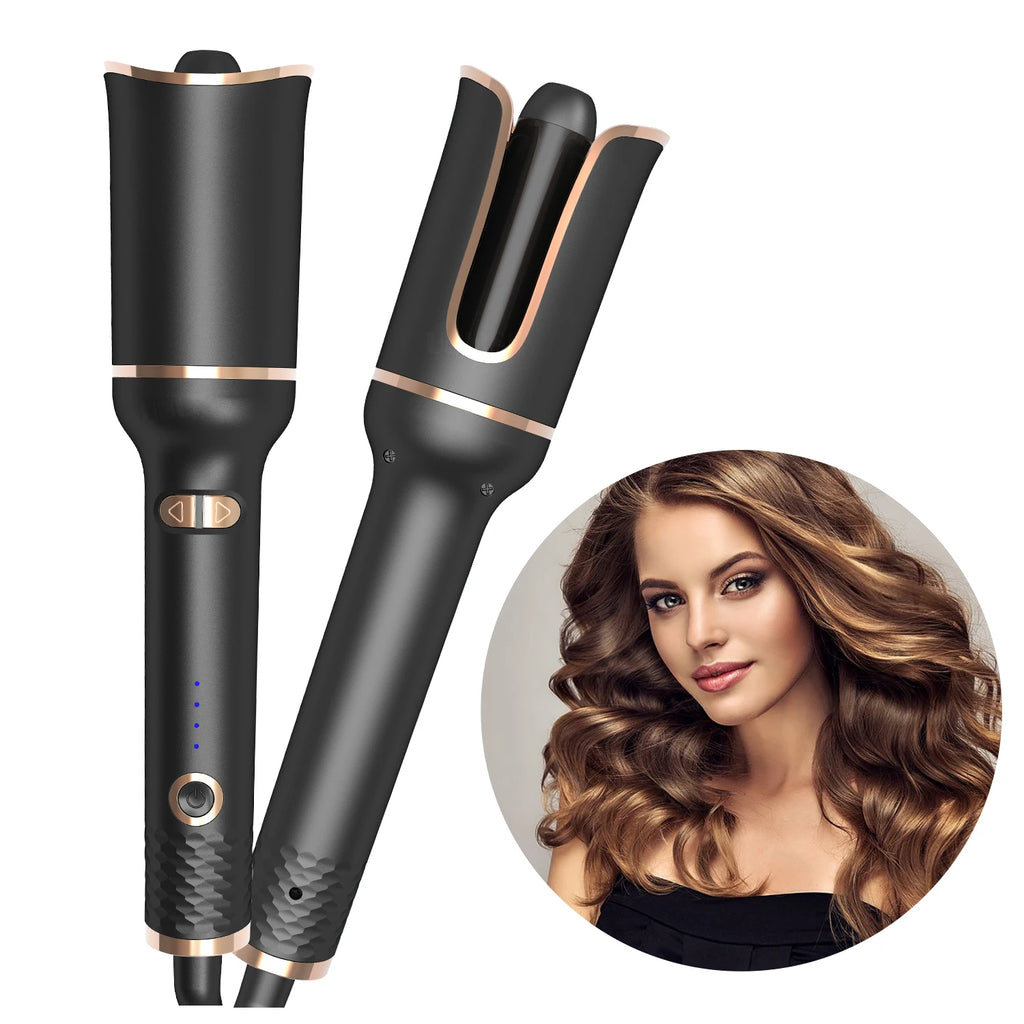 Automatic Curling Iron Rotating Professional Curler Styling Tools for Curls Waves Ceramic Curly Magic Hair Curler Beach Waves