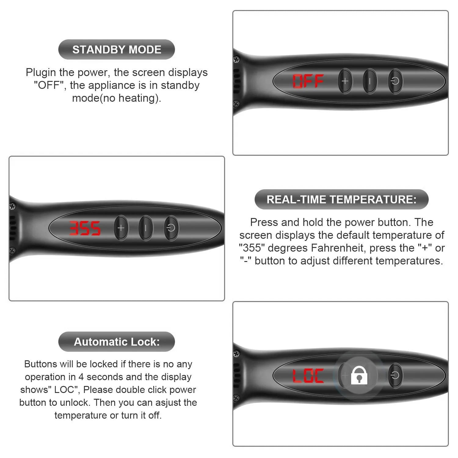 Automatic Curling Iron Rotating Professional Curler Styling Tools for Curls Waves Ceramic Curly Magic Hair Curler Beach Waves