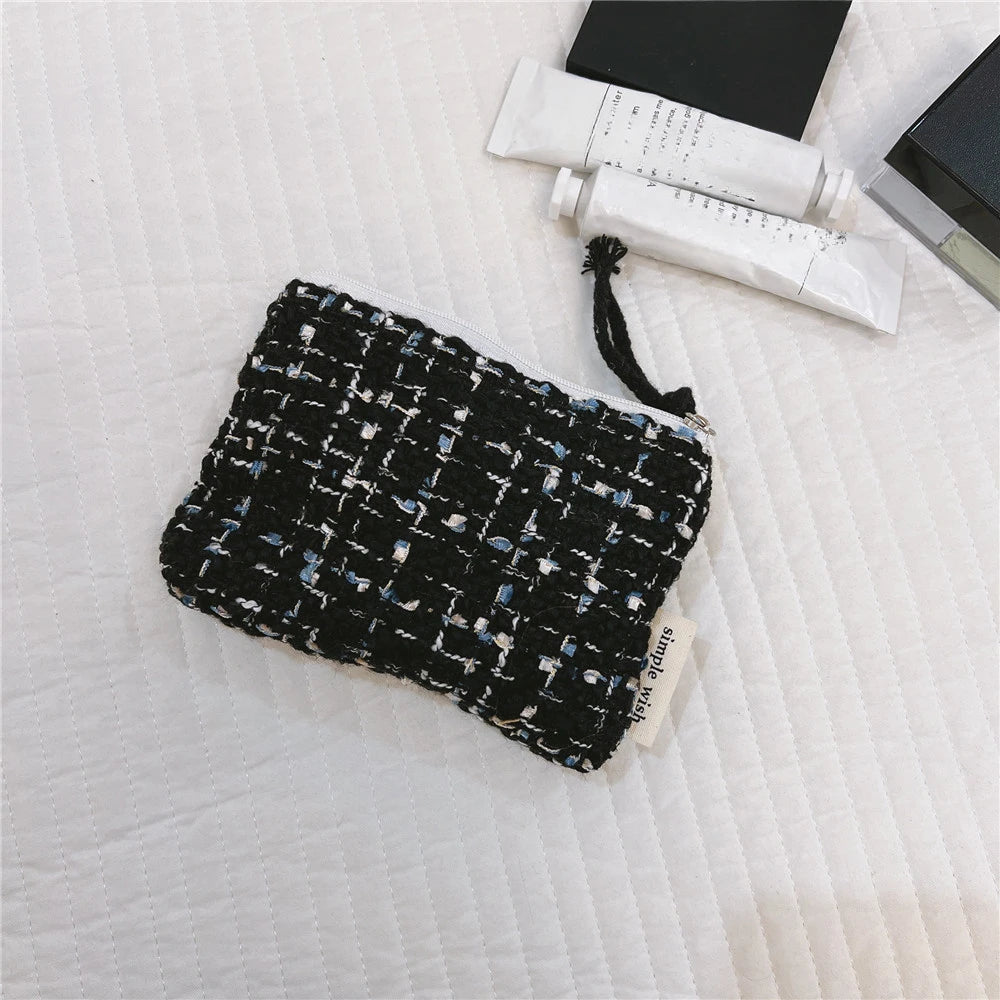 Fashion Korean Travel Coin Purse Lipstick Cosmetic Small Storage Bag Cute Women Makeup Handbags Wallet Organizer Pouch Card Bags