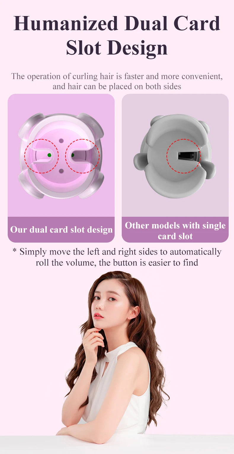 Automatic Curling Iron 32 mm Big Roll Anion Ceramic Hair Curler 4-Speed Adjustable Fast Heating Fashion Styling Tools