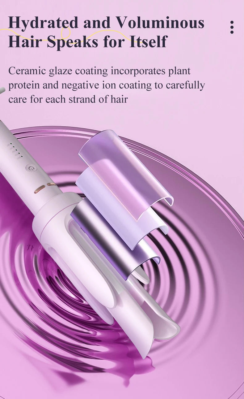 Automatic Curling Iron 32 mm Big Roll Anion Ceramic Hair Curler 4-Speed Adjustable Fast Heating Fashion Styling Tools