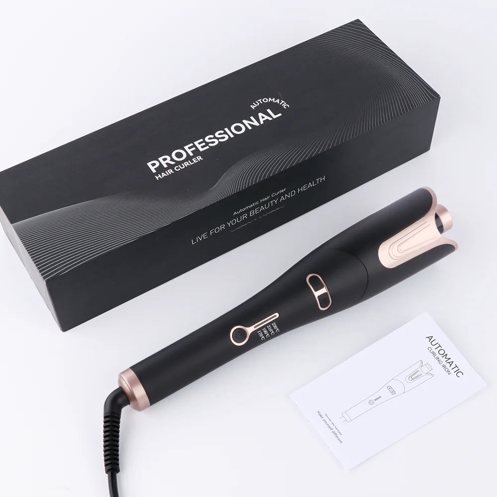 LESCOLTON Automatic Curling Iron Innovative Large Curl Professional Hair Curler Automatic Curling Hair Styling Tool for All Ages
