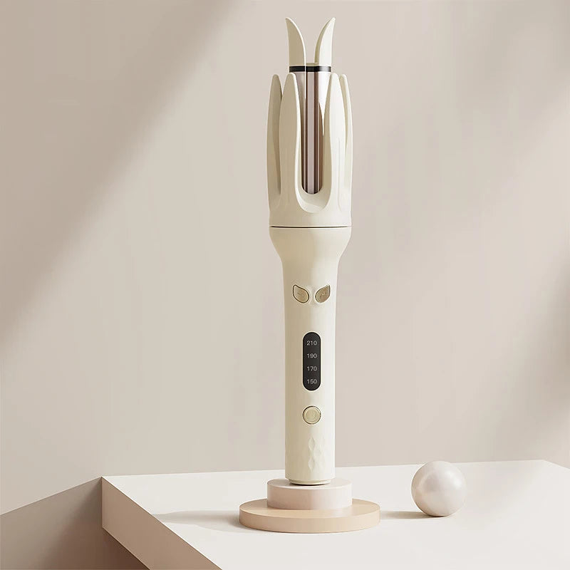 Automatic curling iron, 28 mm barrel, 4 temperature modes, negative ion generator, smart timer and sensor（U.S. Plugs）
