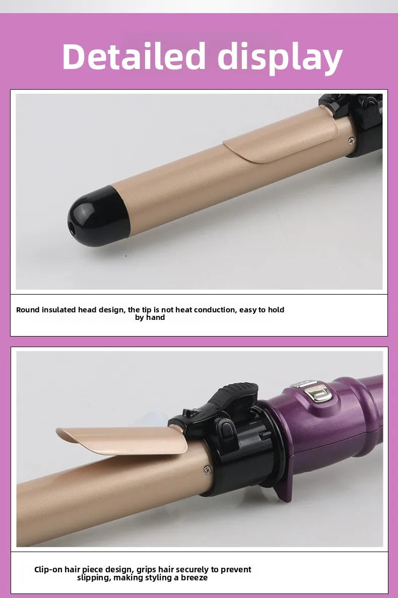 Fully automatic rotating electric curling iron, automatic curling device, gentle on hair, large wave curling hairdressing tool