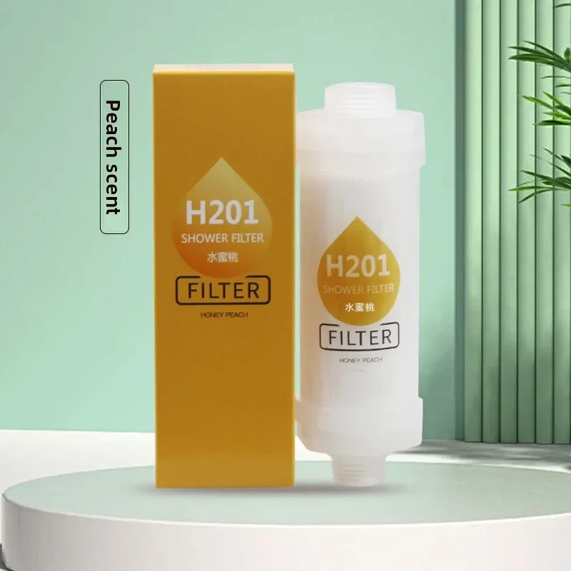 Shower filter contains fragrance, vitamin C softener, hard water purifier to remove residual chlorine, bathroom accessories