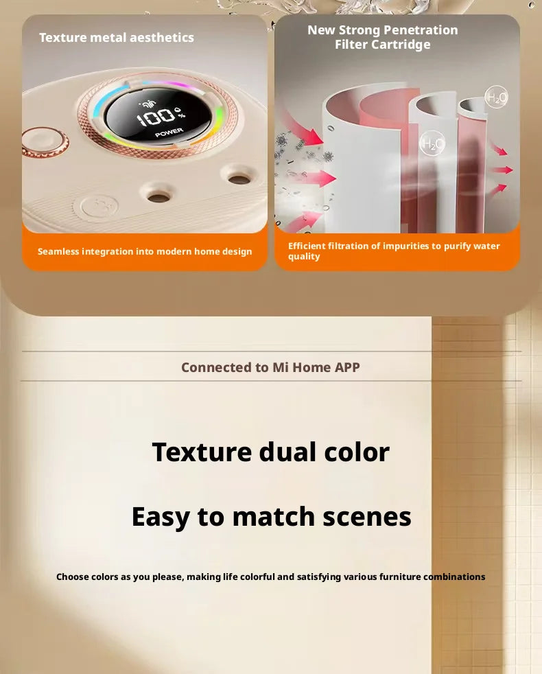 New Humidifier with USB Port Baby & Mom Friendly Ultra-Quiet Large-Capacity Water Tank Constant Humidity & Hydration for Bedroom