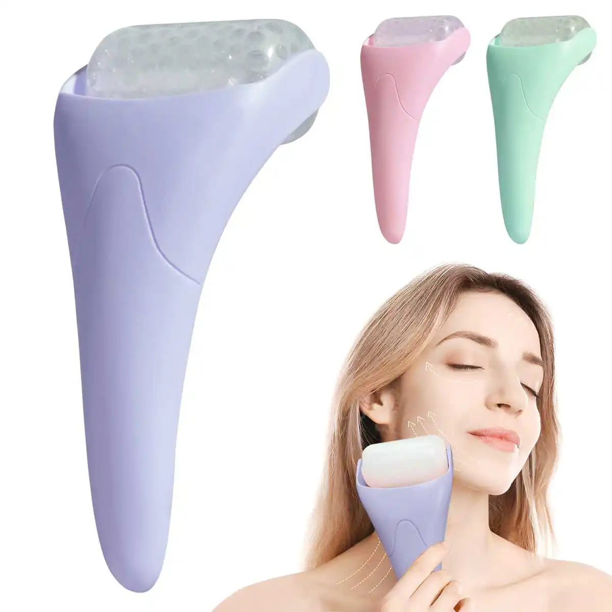 Ice Roller, Handheld Cold Compress Device, Body Care Massage, Ice Compress Microneedle Roller