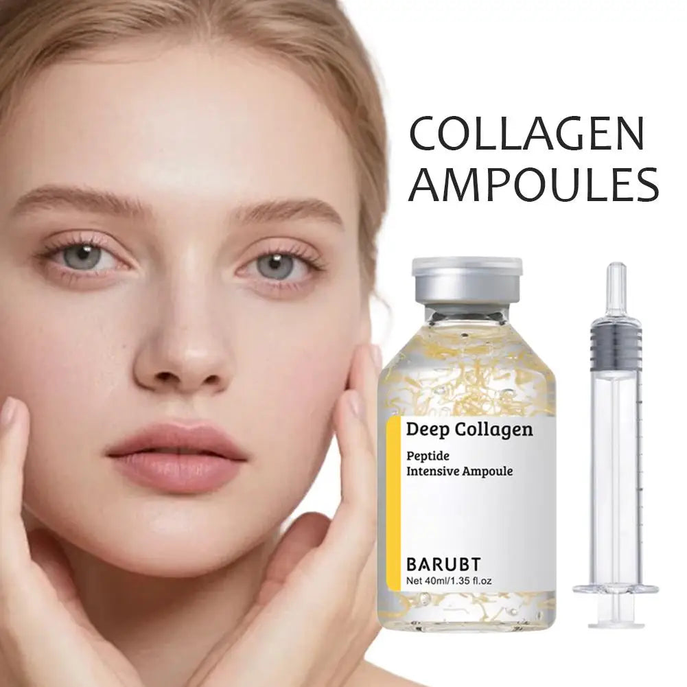 Korean Silk Collagen Essence Serum Intensive Revitalizing Formula with Deep Hydration Smoothing and Glow Boosting Skin Care