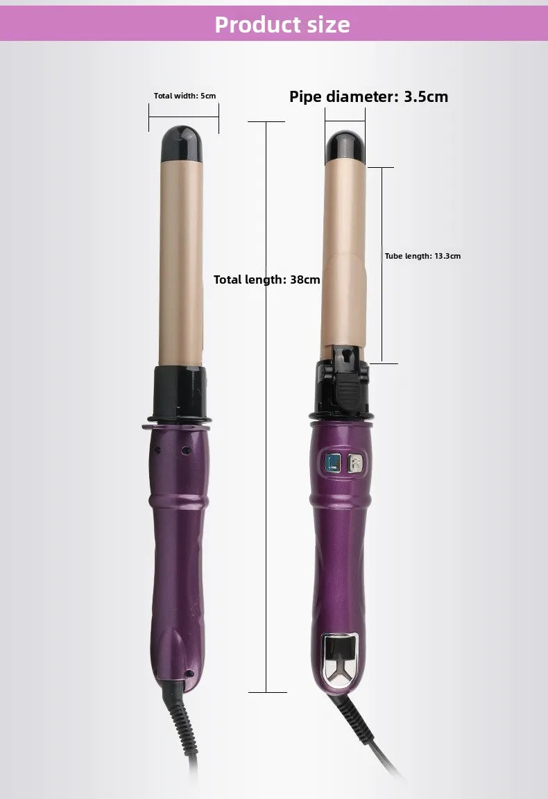 Fully automatic rotating electric curling iron, automatic curling device, gentle on hair, large wave curling hairdressing tool