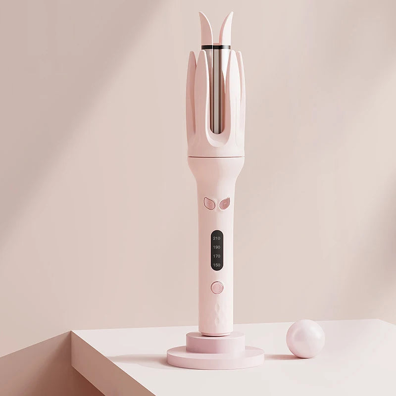 Automatic curling iron, 28 mm barrel, 4 temperature modes, negative ion generator, smart timer and sensor（U.S. Plugs）