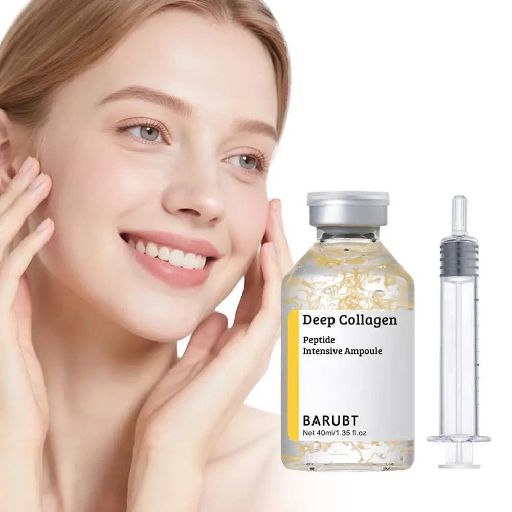 Korean Silk Collagen Essence Serum Intensive Revitalizing Formula with Deep Hydration Smoothing and Glow Boosting Skin Care