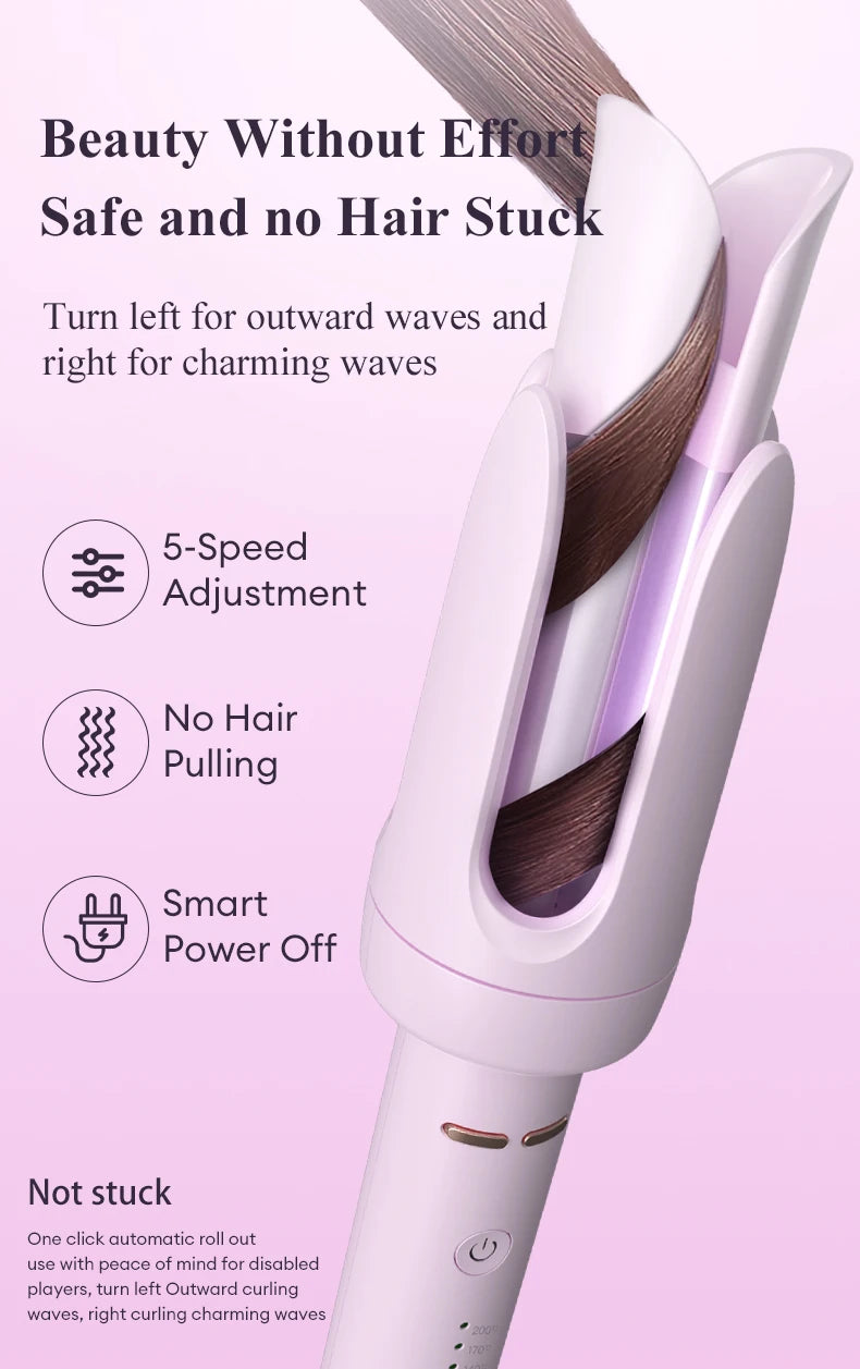 Automatic Curling Iron 32 mm Big Roll Anion Ceramic Hair Curler 4-Speed Adjustable Fast Heating Fashion Styling Tools