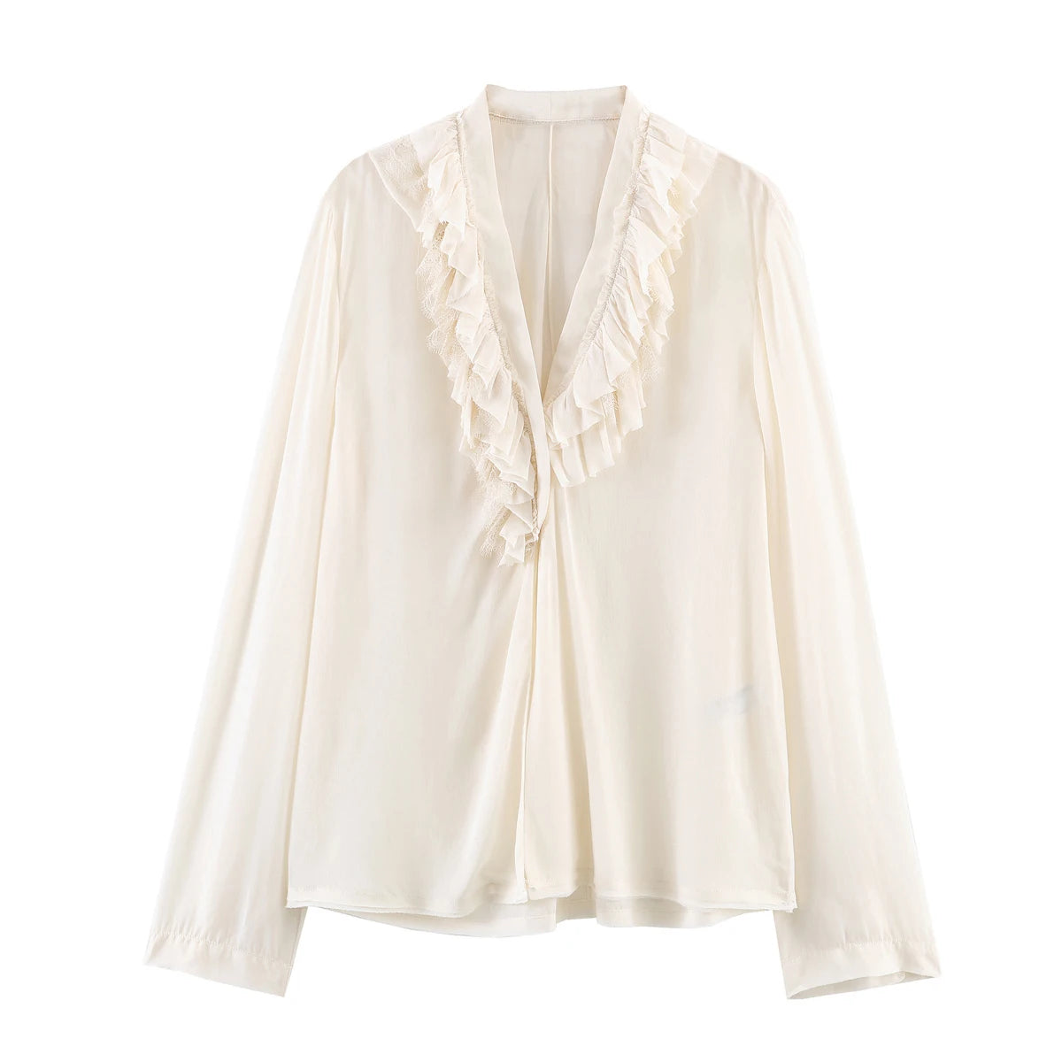 Women's clothing 2026 new spring outfit fashionable personality temperament layered decoration hanging shirt