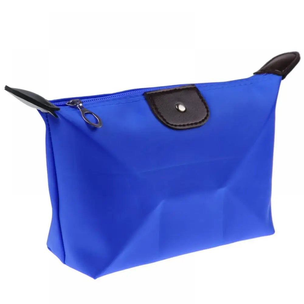 Korean Dumpling Cosmetic Bags Travel Handbag Portable Women Makeup Holder Toiletry Pouch Waterproof Candy Colored Beauty Purse