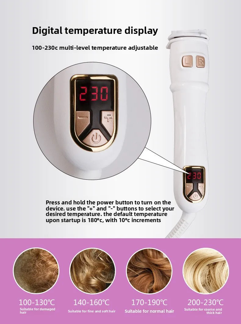 Fully automatic rotating electric curling iron, automatic curling device, gentle on hair, large wave curling hairdressing tool