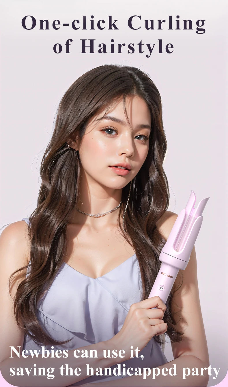 Automatic Curling Iron 32 mm Big Roll Anion Ceramic Hair Curler 4-Speed Adjustable Fast Heating Fashion Styling Tools