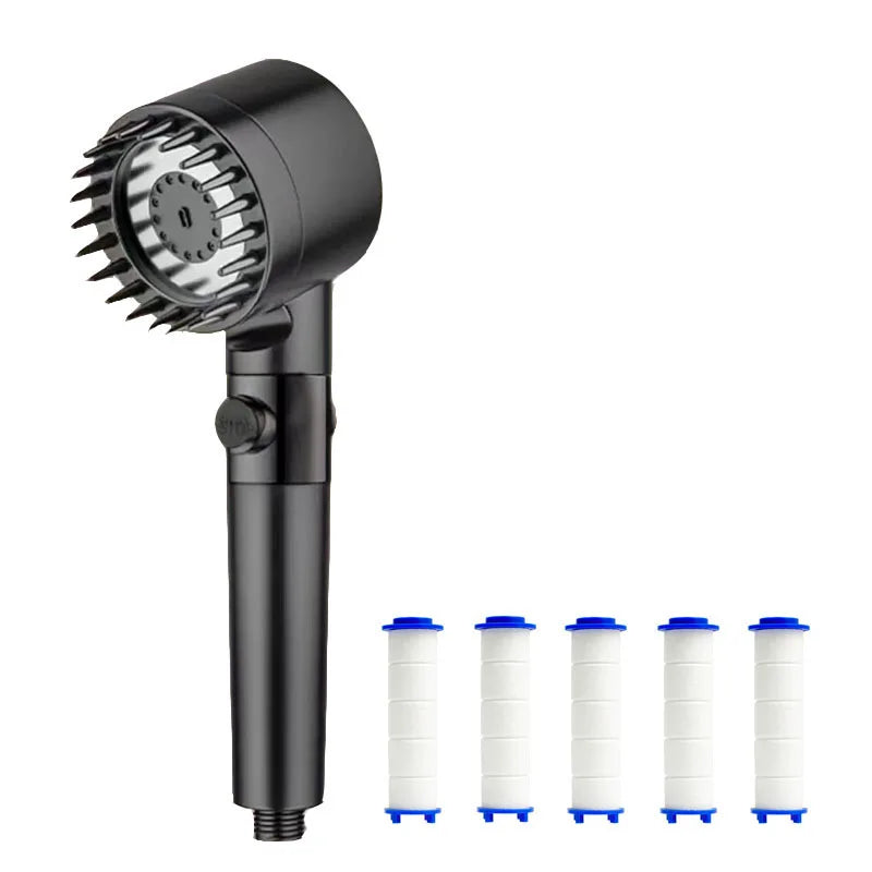 Shower head Shower Filter with Four Modes Bathroom Accessories Head Massage Shower Accessories Shower Knobs Home Furnishings