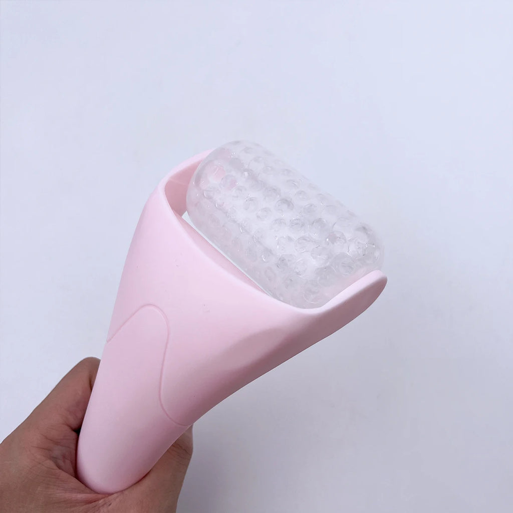 1pc Portable and Practical Ice Roller Massage Device - Ice Facial Roller, Facial Ice Head Massage Roller, Ice Facial Roller