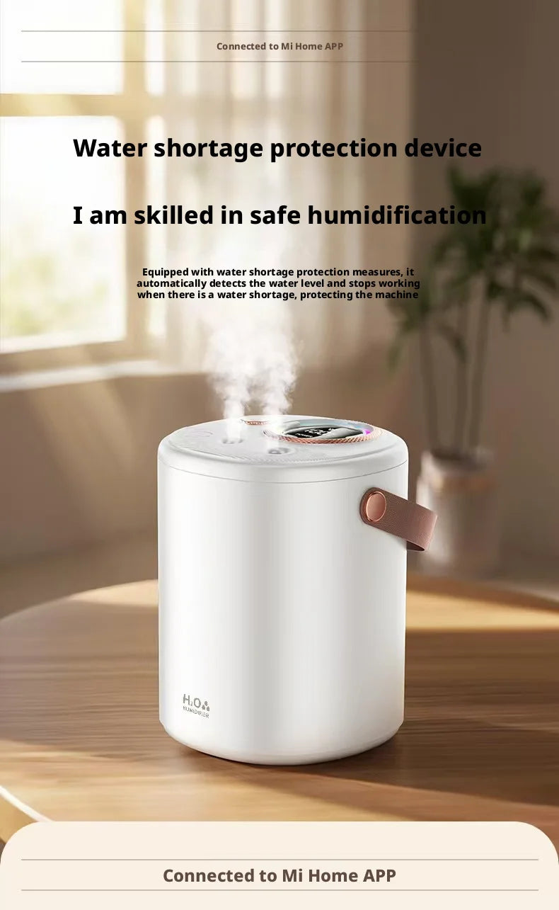 New Humidifier with USB Port Baby & Mom Friendly Ultra-Quiet Large-Capacity Water Tank Constant Humidity & Hydration for Bedroom
