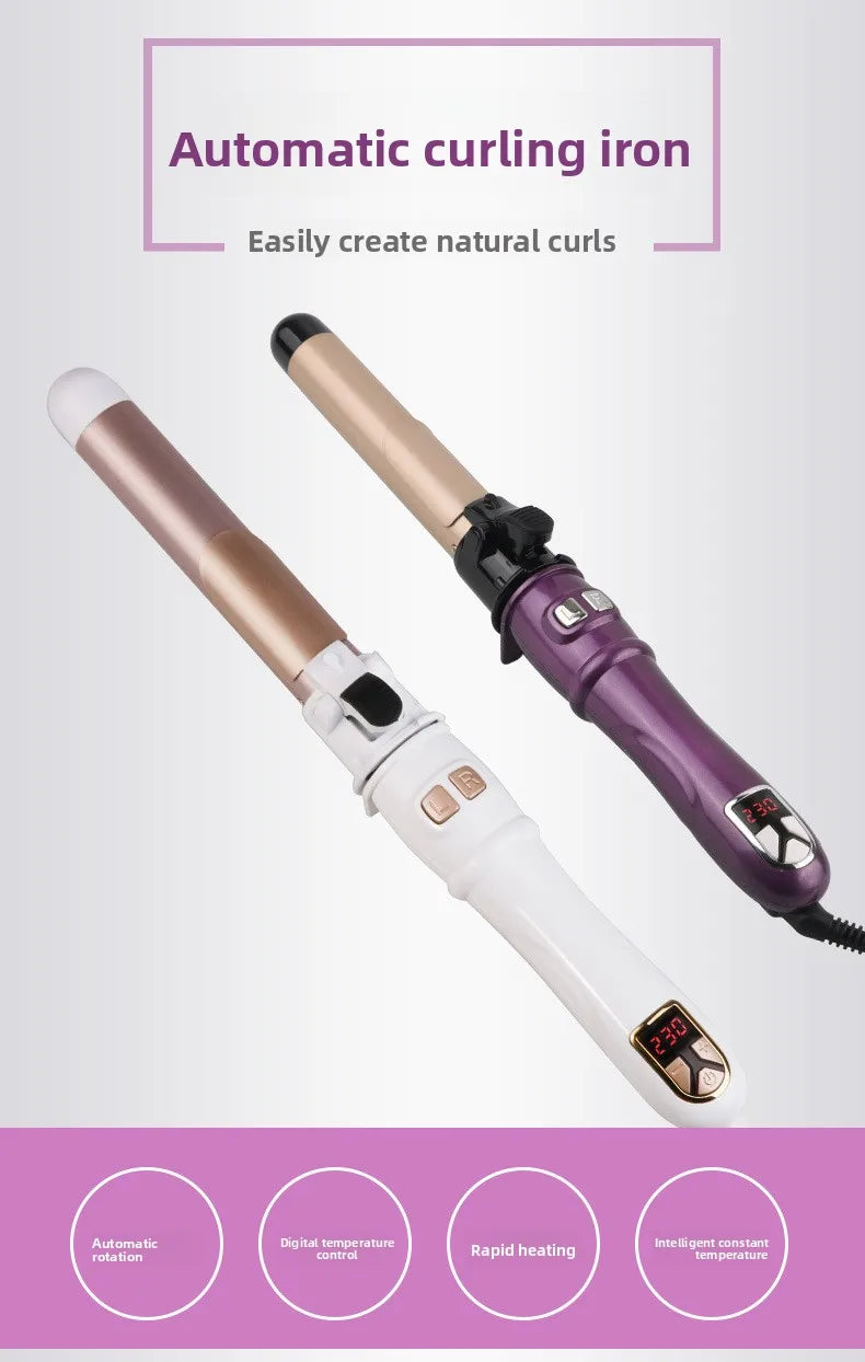 Fully automatic rotating electric curling iron, automatic curling device, gentle on hair, large wave curling hairdressing tool