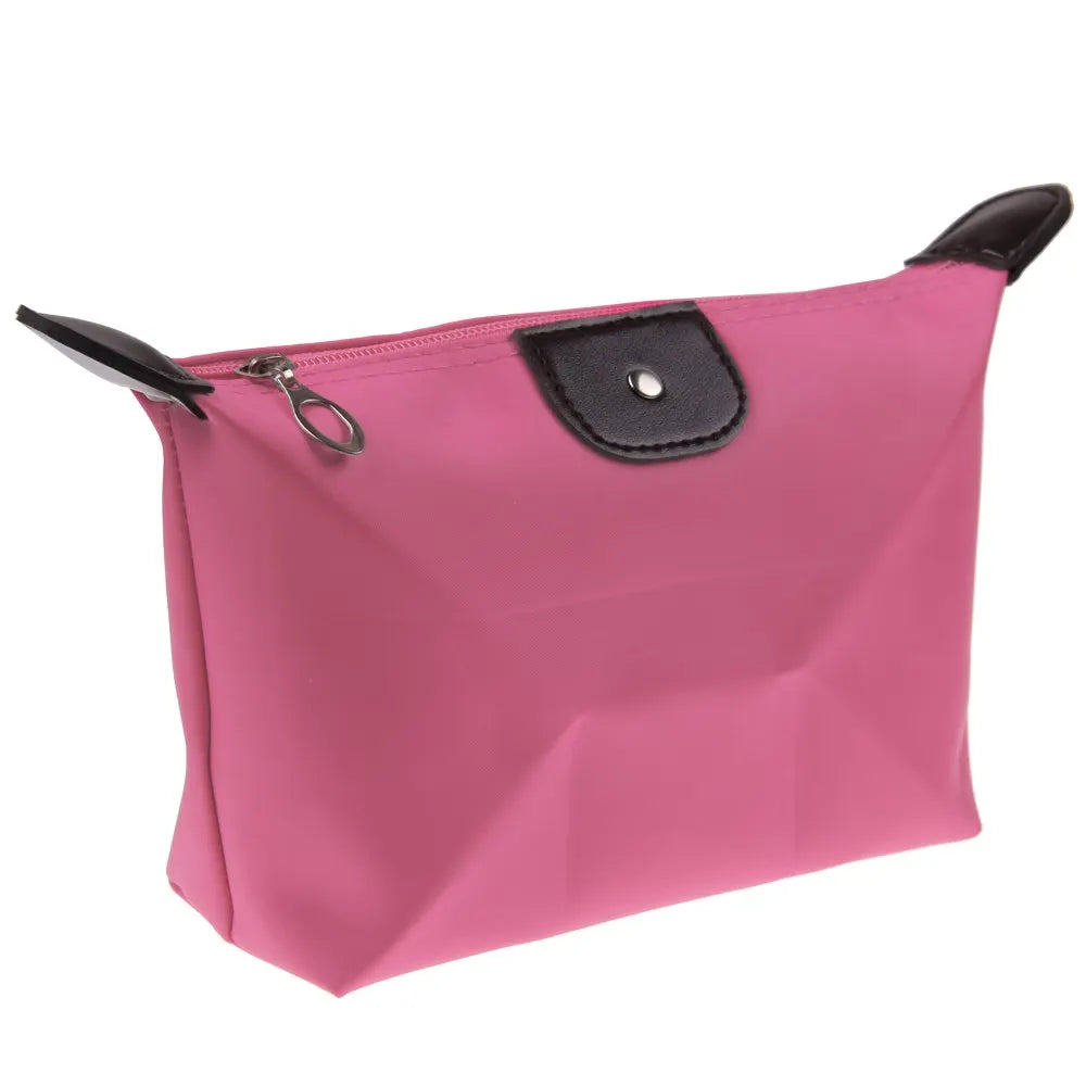 Korean Dumpling Cosmetic Bags Travel Handbag Portable Women Makeup Holder Toiletry Pouch Waterproof Candy Colored Beauty Purse