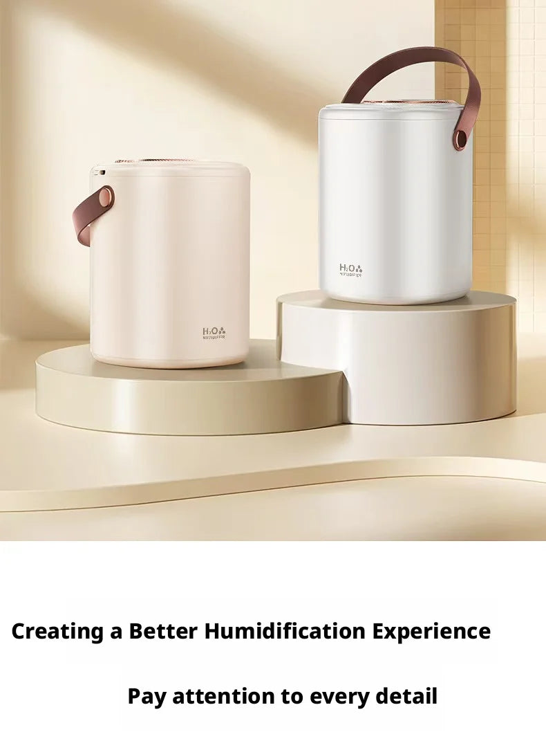 New Humidifier with USB Port Baby & Mom Friendly Ultra-Quiet Large-Capacity Water Tank Constant Humidity & Hydration for Bedroom