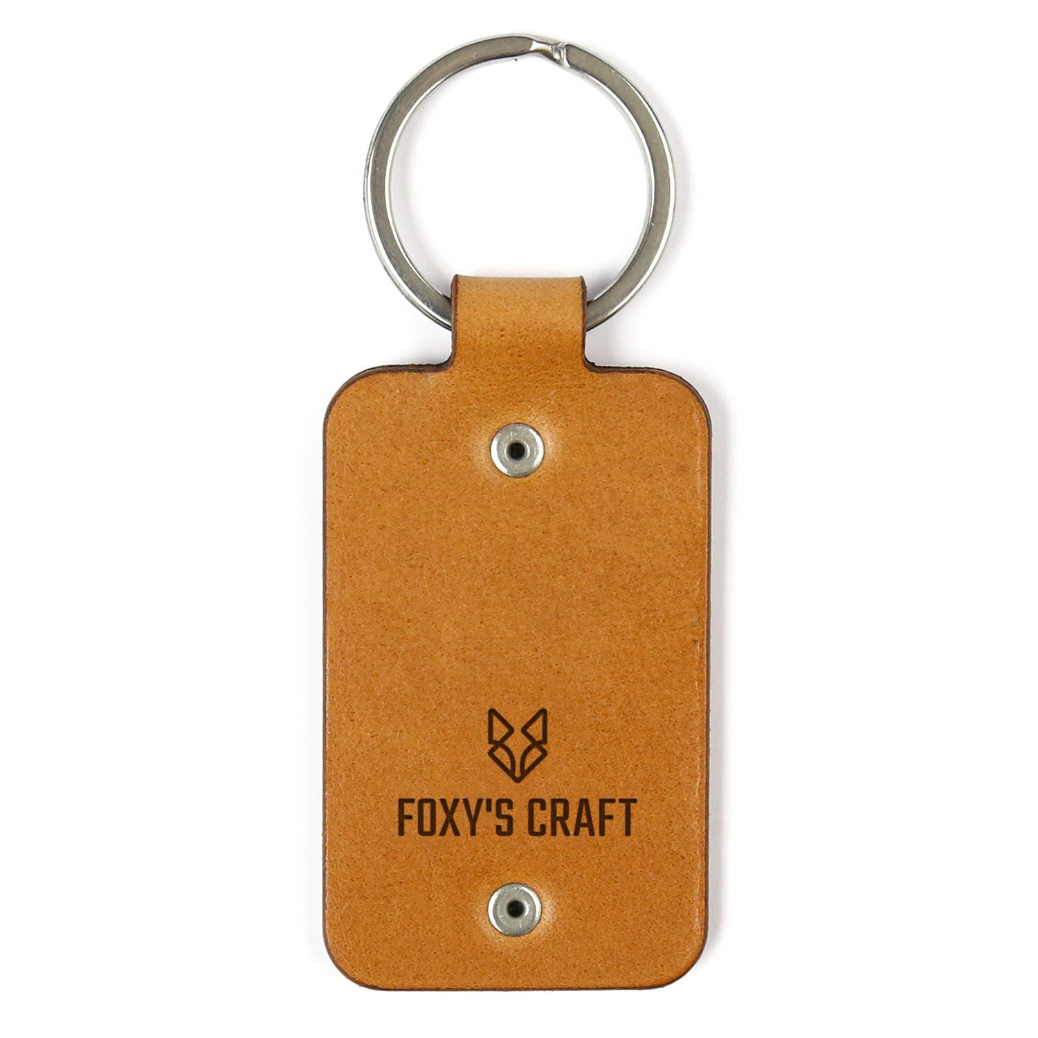 Leather keychain – Never be the one who kiss the ass