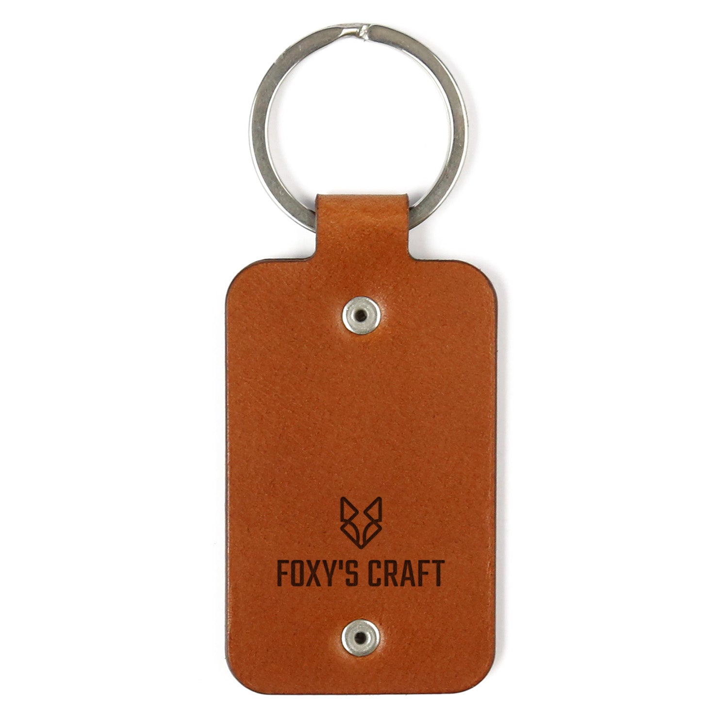 Leather keychain – Never be the one who kiss the ass
