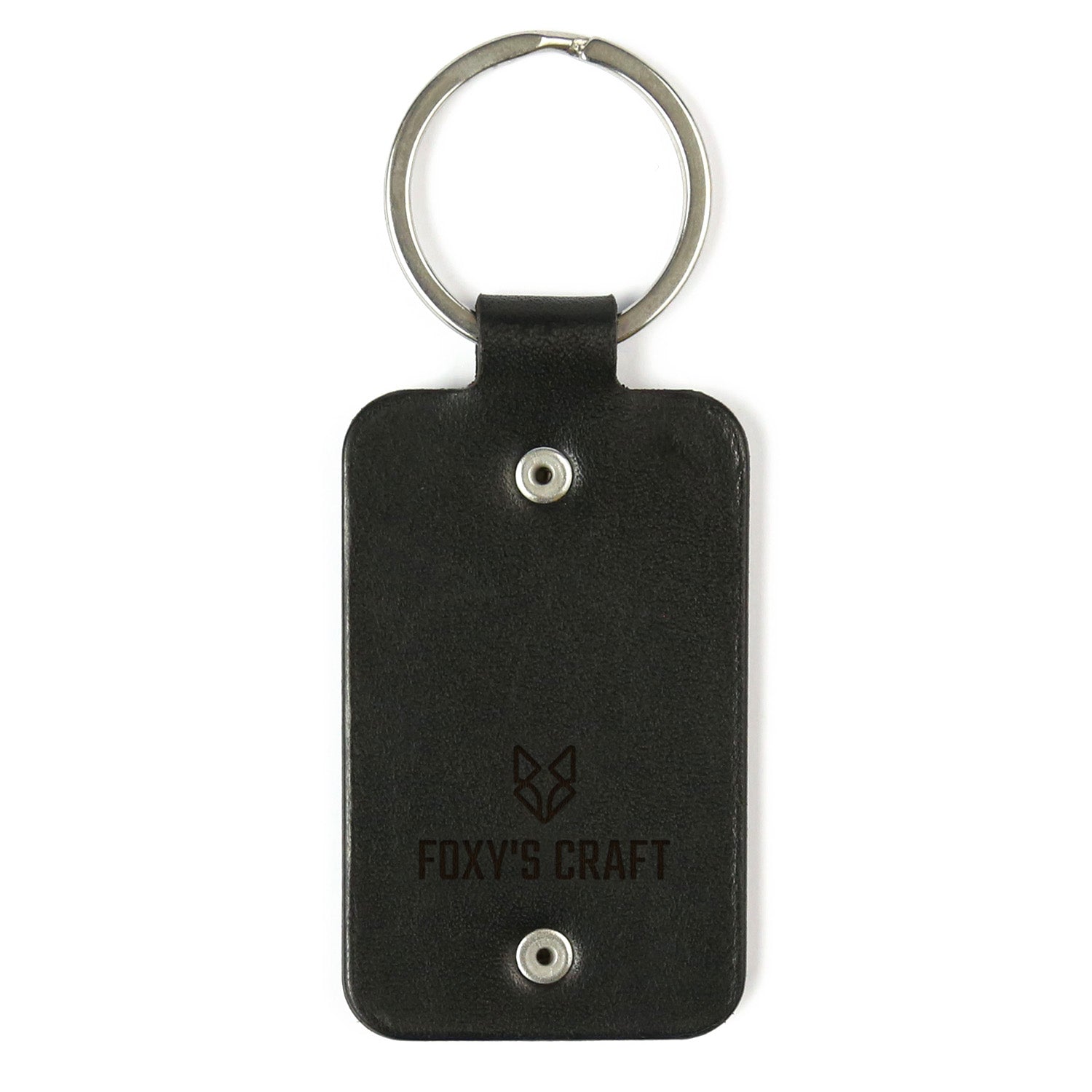 Leather keychain – Never be the one who kiss the ass