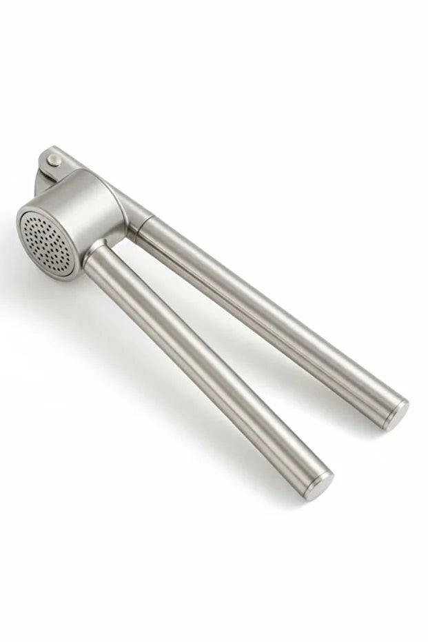 Stainless Steel Garlic Press Crush Without Peeling Removable Chamber E
